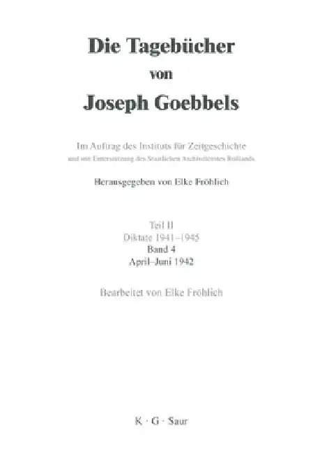 Cover of April - Juni 1942