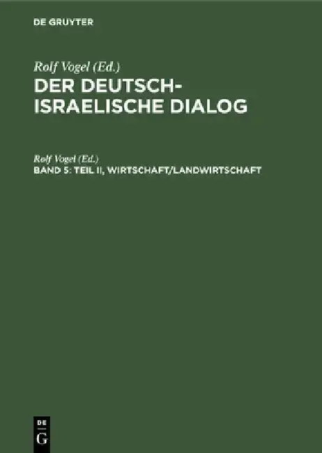 Cover of Teil II, Wirtschaft/Landwirtschaft