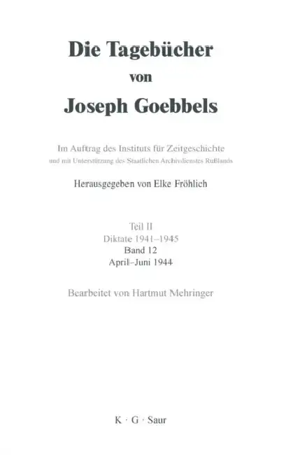 Cover of April - Juni 1944