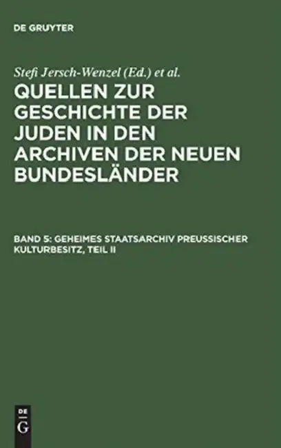 Cover of Geheimes Staatsarchiv Preussischer Kulturbesitz, Teil II
