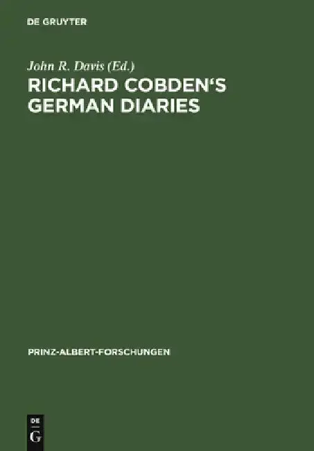 Cover of Richard Cobden's German Diaries