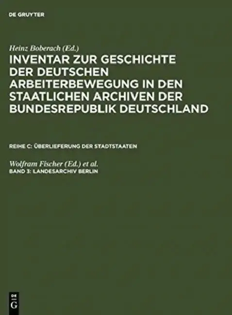 Cover of Landesarchiv Berlin