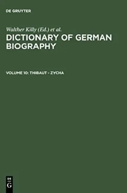 Cover of Dictionary of German Biography