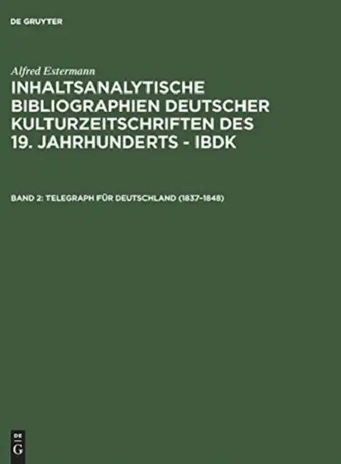 Cover of Telegraph Für Deutschland 1837–1848