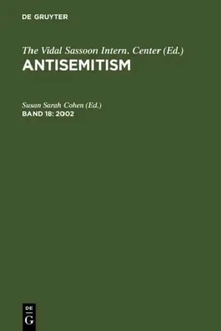 Cover of Antisemitism