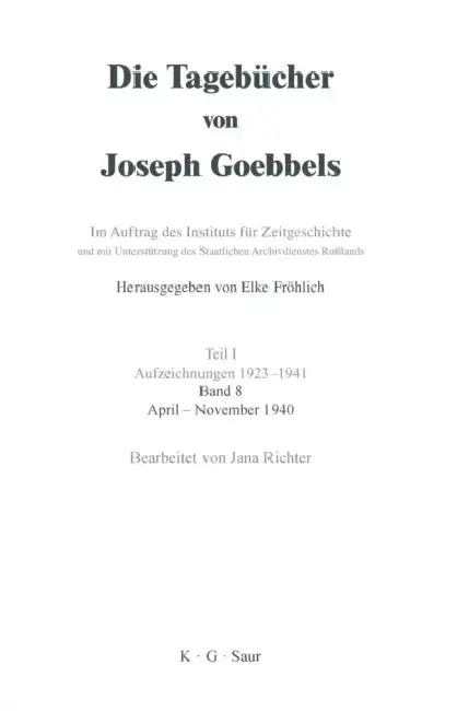 Cover of April - November 1940
