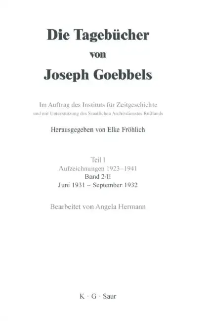 Cover of Juni 1931 - September 1932