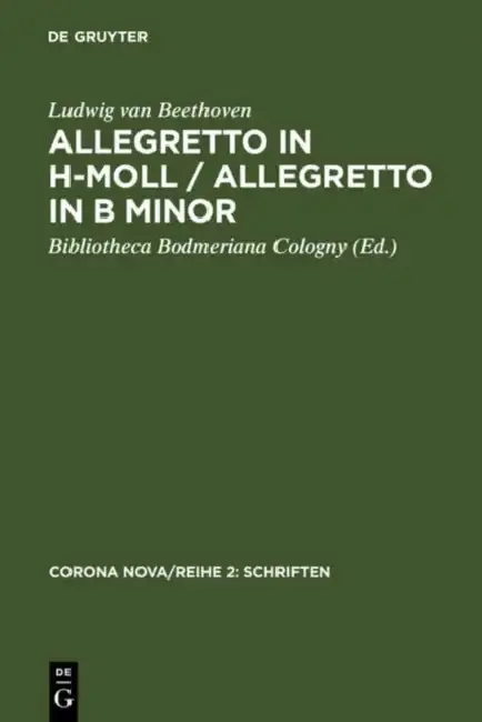 Cover of Allegretto in h-Moll / Allegretto in B minor