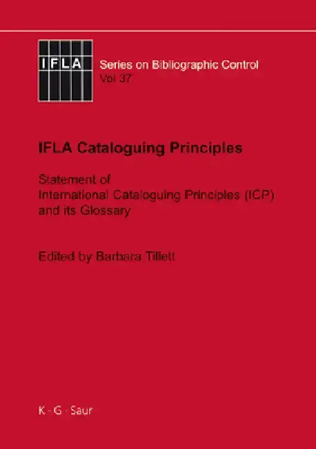 Cover of IFLA Cataloguing Principles