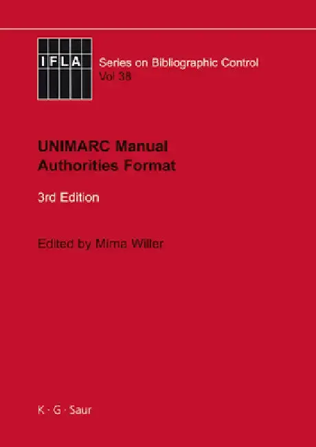 Cover of Unimarc Manual