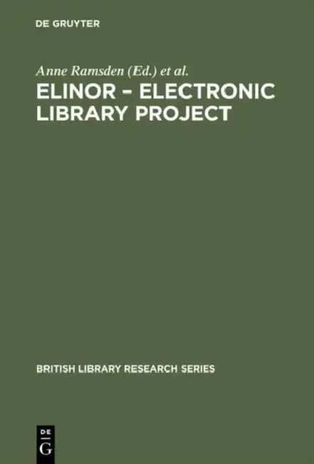 Cover of Elinor - Electronic Library Project
