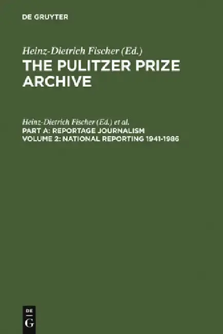 Cover of National Reporting 1941-1986