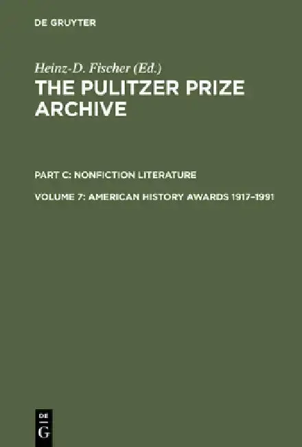 Cover of American History Awards 1917-1991