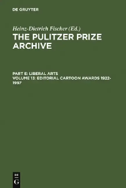 Cover of Editorial Cartoon Awards 1922-1997