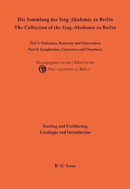 Cover of Katalog Und Einführung