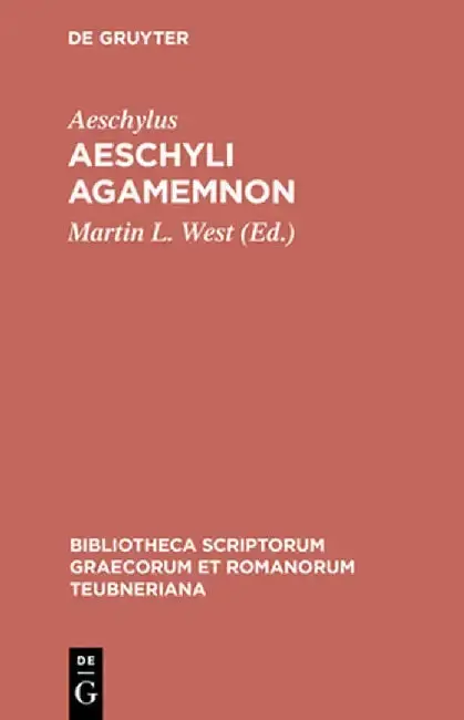 Cover of Aeschyli Agamemnon