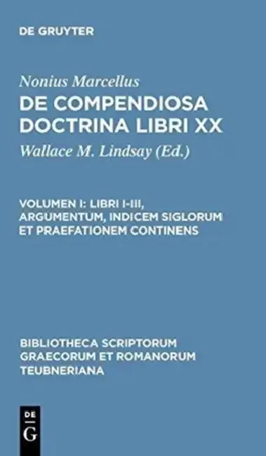 Cover of Libri I-III, Argumentum, Indicem Siglorum Et Praefationem Continens