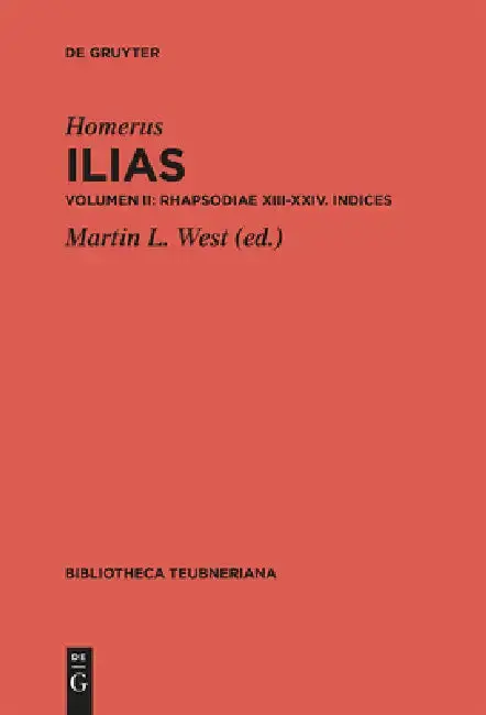 Cover of Rhapsodiae XIII-XXIV. Indices