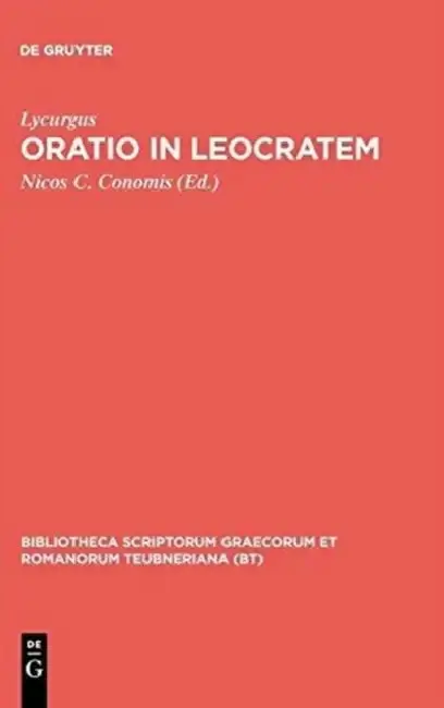 Cover of Oratio in Leocratem