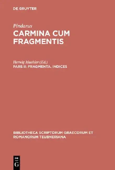 Cover of Fragmenta. Indices