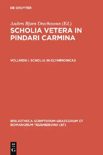 Cover of Scholia in Olympionicas
