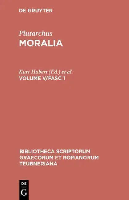 Cover of Moralia