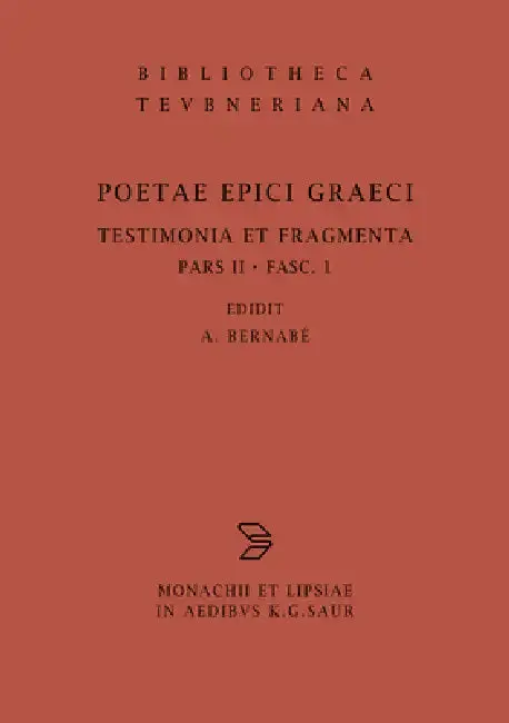Cover of Orphicorum Et Orphicis Similium Testimonia