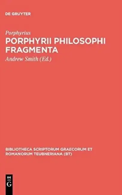 Cover of Porphyrii Philosophi Fragmenta