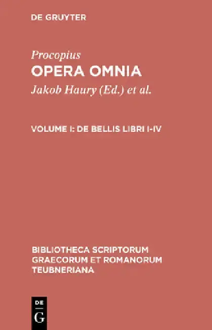 Cover of de Bellis Libri I-IV