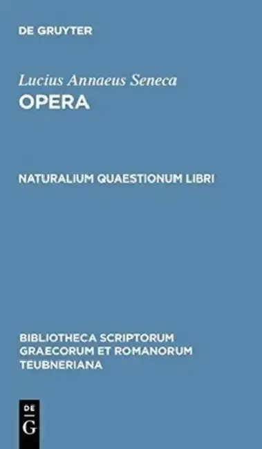 Cover of Naturalium Quaestionum Libri