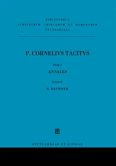 Cover of AB Excessu Divi Augusti (Annales)