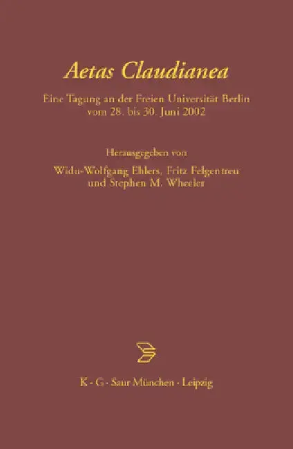 Cover of Aetas Claudianea