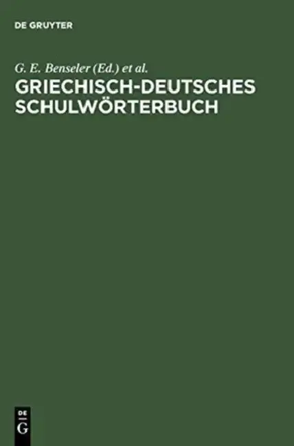 Cover of Griechisch-Deutsches Schulworterbuch