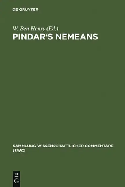 Cover of Pindar's Nemeans