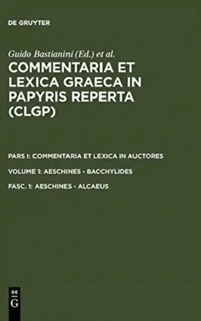 Cover of Aeschines - Alcaeus
