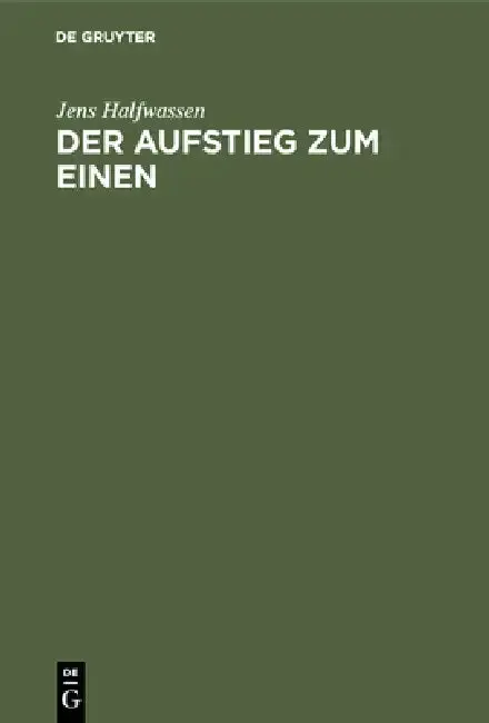 Cover of Der Aufstieg Zum Einen