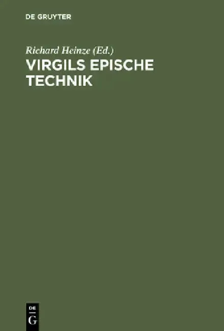 Cover of Virgils epische Technik