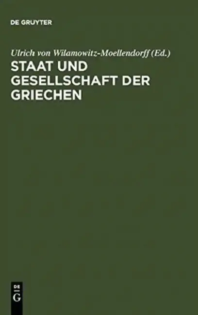 Cover of Staat und Gesellschaft der Griechen