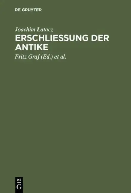 Cover of Erschliessung der Antike