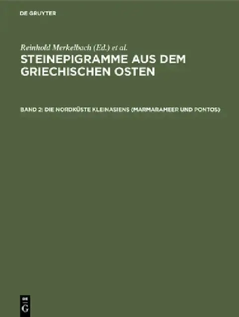 Cover of Die Nordküste Kleinasiens (Marmarameer und Pontos)