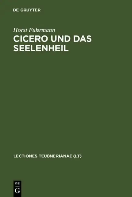 Cover of Cicero und das Seelenheil