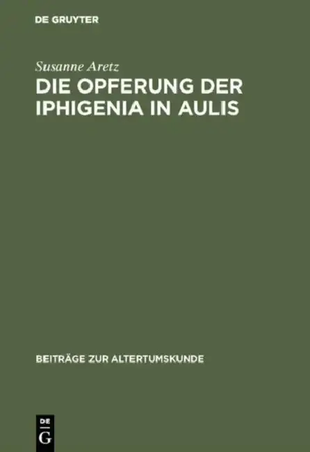 Cover of Die Opferung der Iphigenia in Aulis