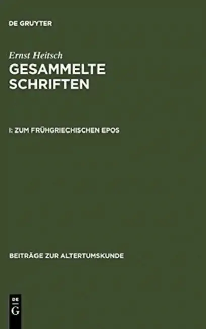 Cover of Zum Frühgriechischen Epos