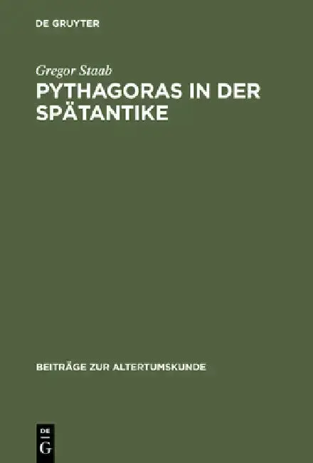 Cover of Pythagoras in der Spätantike
