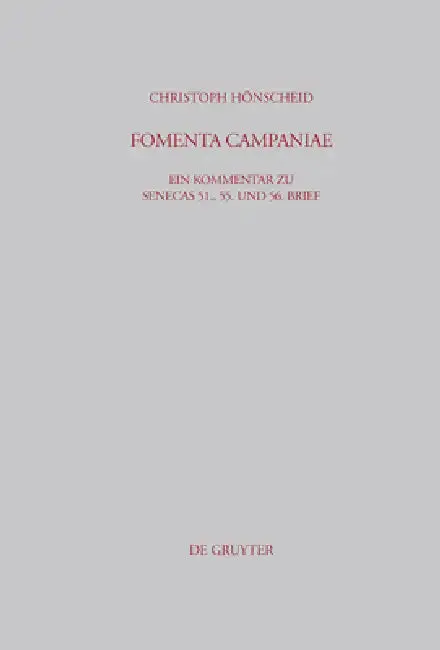 Cover of Fomenta Campaniae