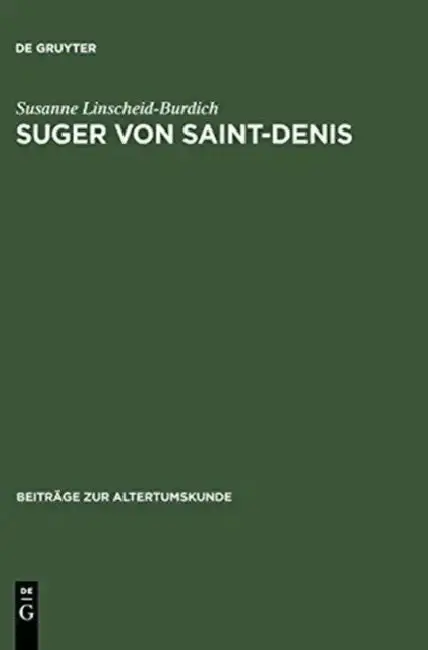 Cover of Suger von Saint-Denis