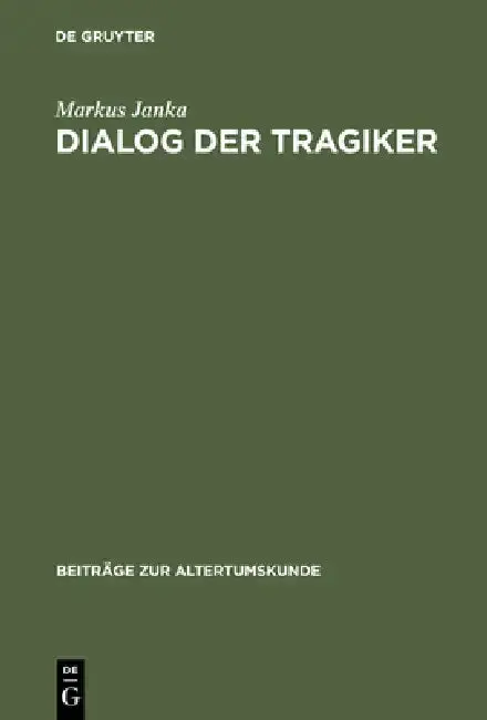 Cover of Dialog der Tragiker