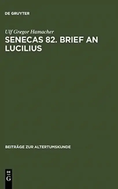 Cover of Senecas 82. Brief an Lucilius