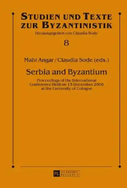 Cover of Serbia and Byzantium