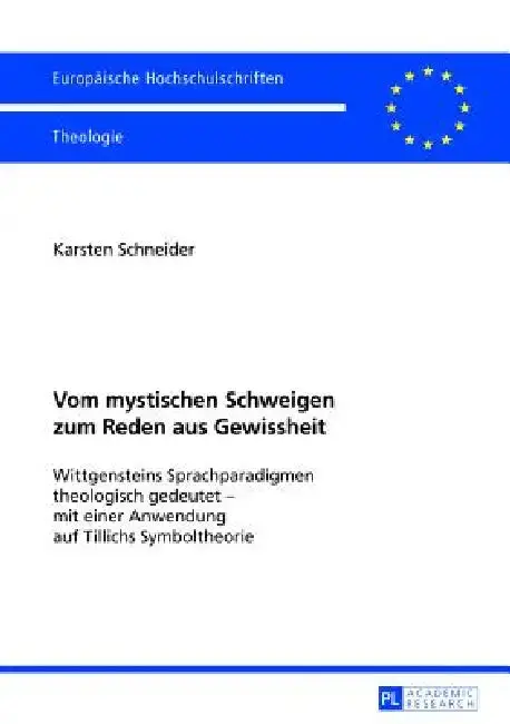 Cover of Vom mystischen Schweigen zum Reden aus Gewissheit